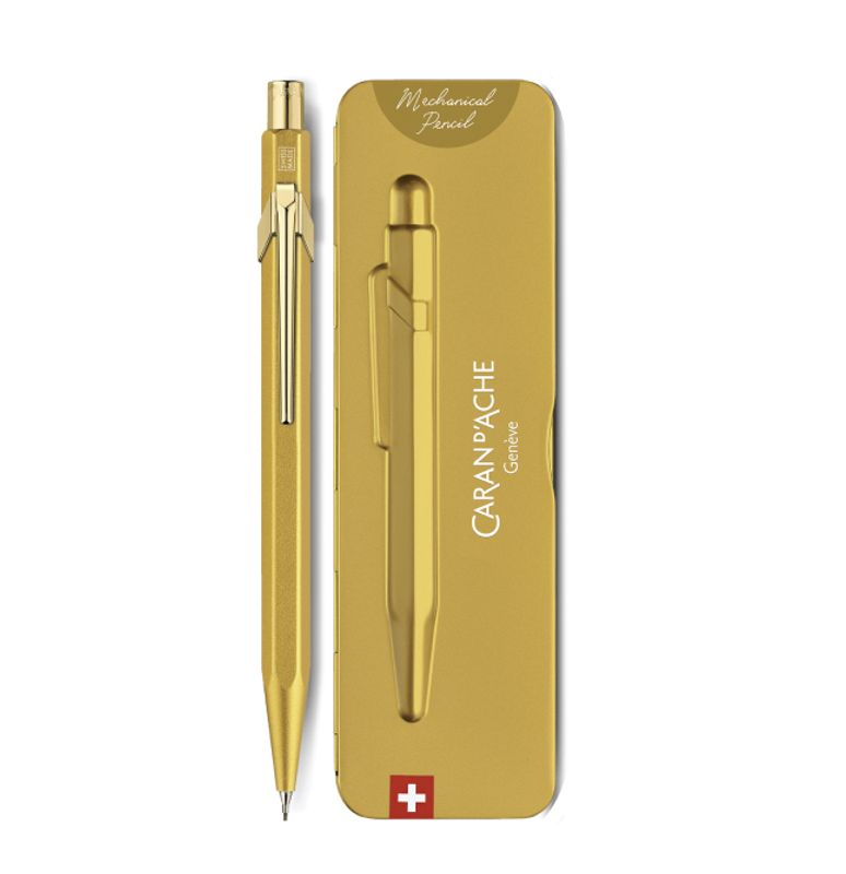  Caran d'Ache Goldbar 844 PREMIUM Mechanical Pencil NEW!