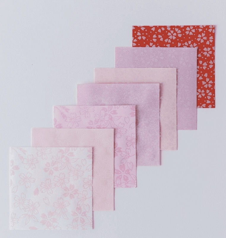 Shogado Origami set, Sakura