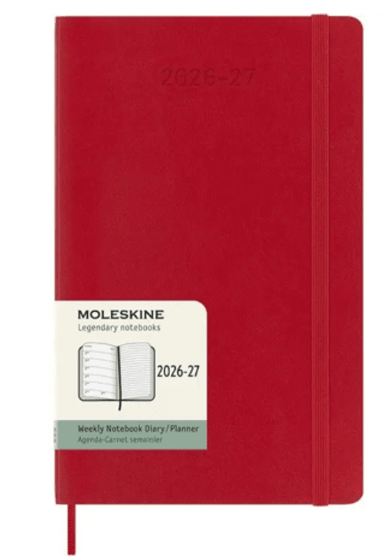 Moleskine HARD 18 mnd Weekly Notebook 2026/27 Large