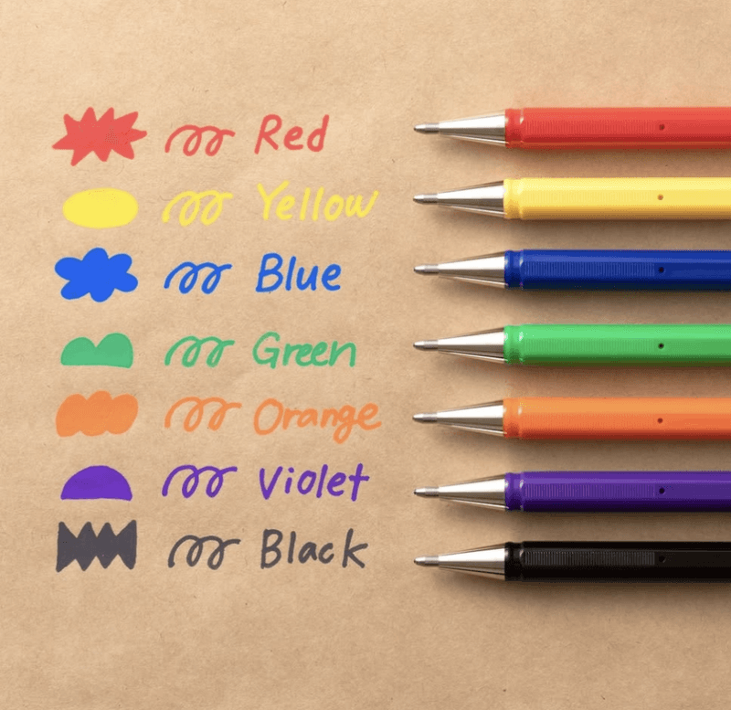 Pentel MATTEHOP Gel Pen Supermatt, Original 7 stk