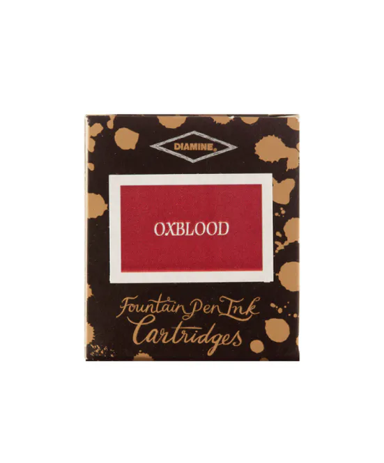Hovedbilde Diamine Blekkpatroner 6 pkn, Oxblood