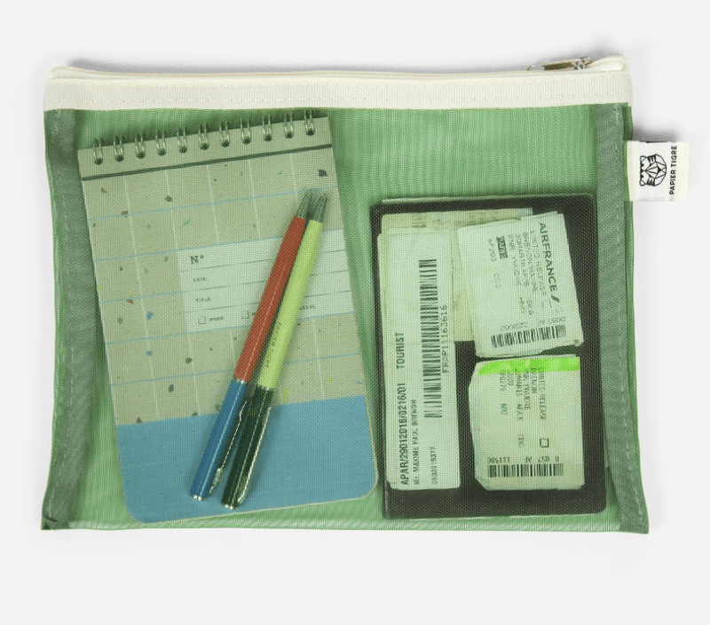 Papier Tigre Pouch, Grønn