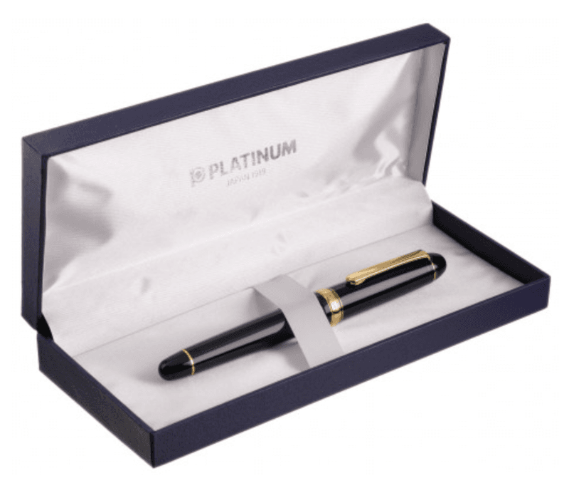 Platinum 3776 Laurel Green Fyllepenn + converter