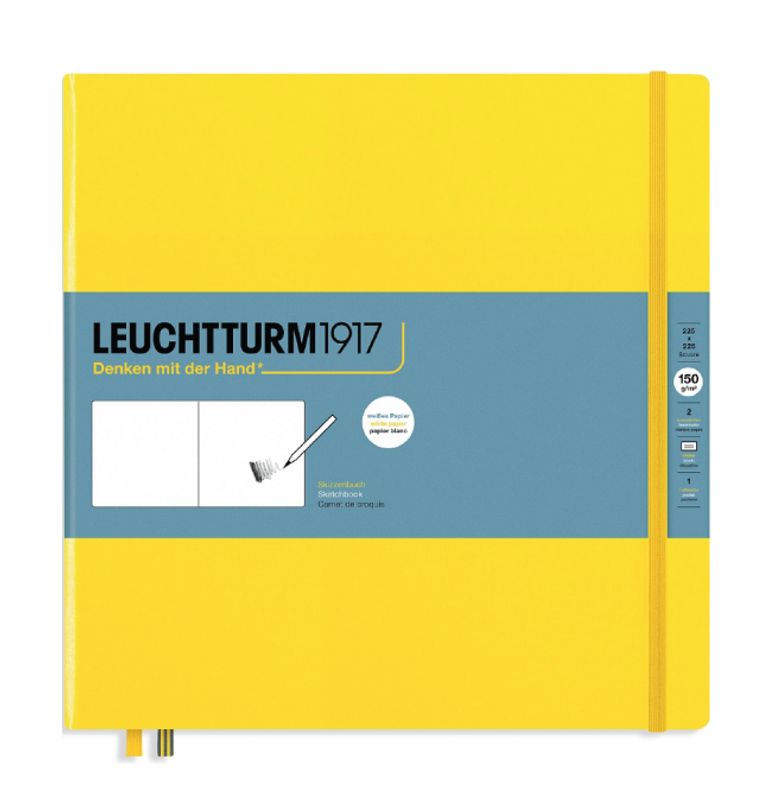 LT Skissebok 150 gr, Square Gul og Sort