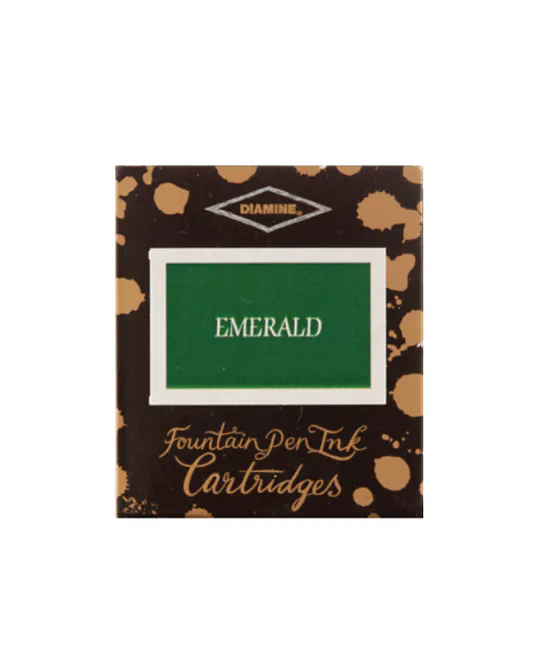 Hovedbilde Diamine Blekkpatroner 6 pkn, Emerald