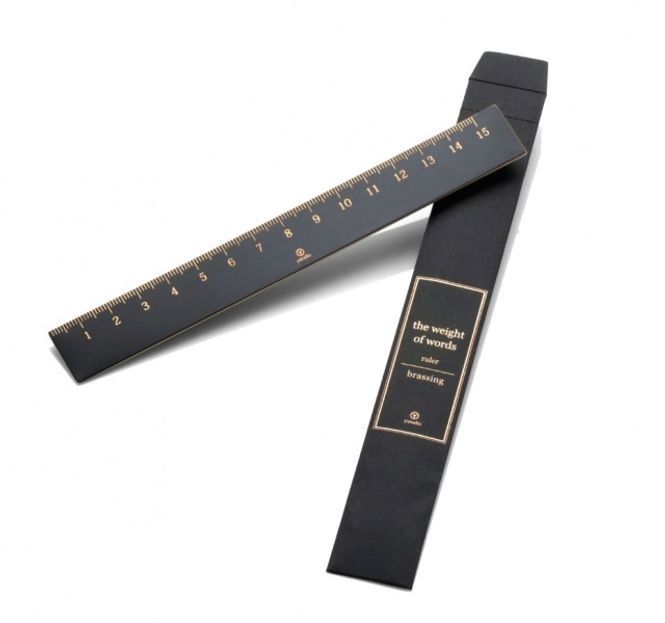 Hovedbilde Ystudio Linjal, messing