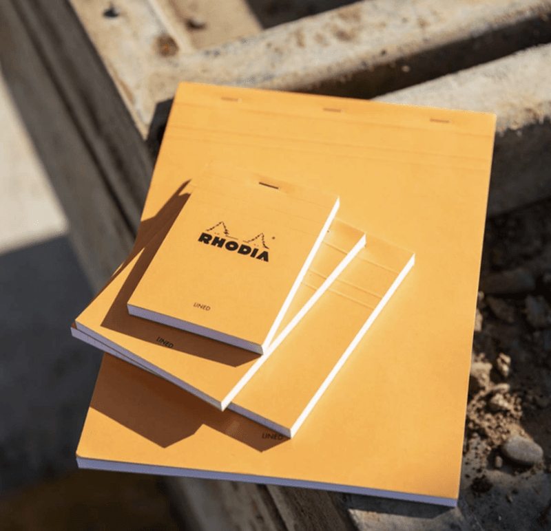 Rhodia Notatblokk Linjer, topp-spiral  A4