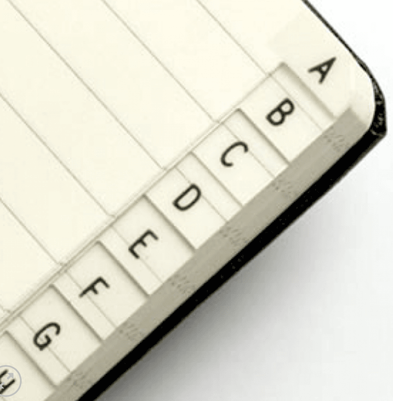 MOLESKINE Adresse bok, L