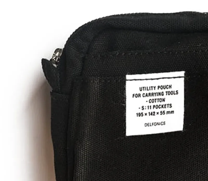 Delfonics Smartphone bag with shoulder strap, Black