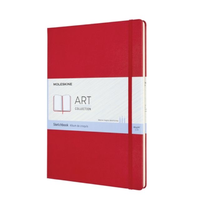 Hovedbilde Moleskine ART Skissebok Hardcover L, Rød