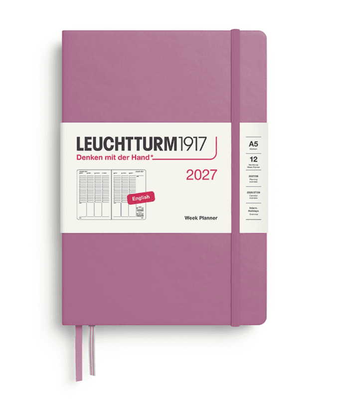 LT Week Planner Vertikal 2027, Hardcover A5
