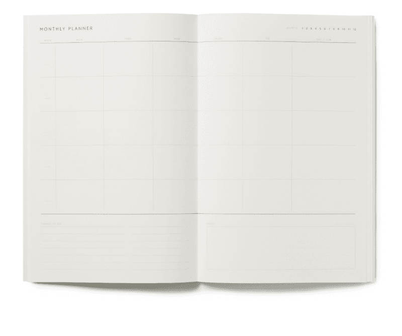 Kartotek Måneds planlegger, bok
