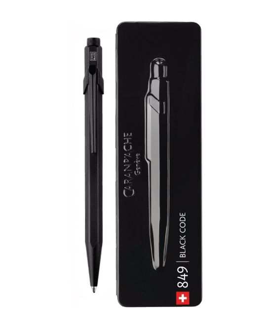 Hovedbilde  Caran d'Ache 849 Black Code and Goldbar ...