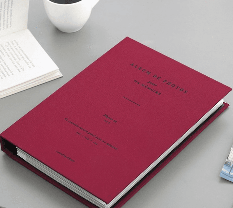 Iconic Fotoalbum, Burgundy