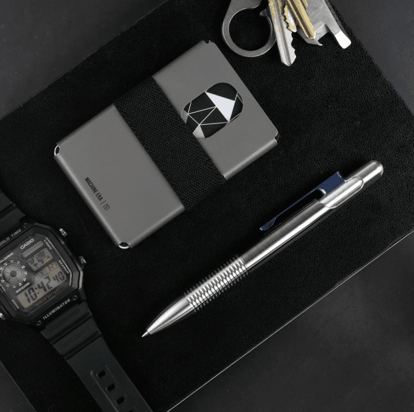 Machine Era Field Pen Bolt - Stainless Steel with Blue Titan Clip  