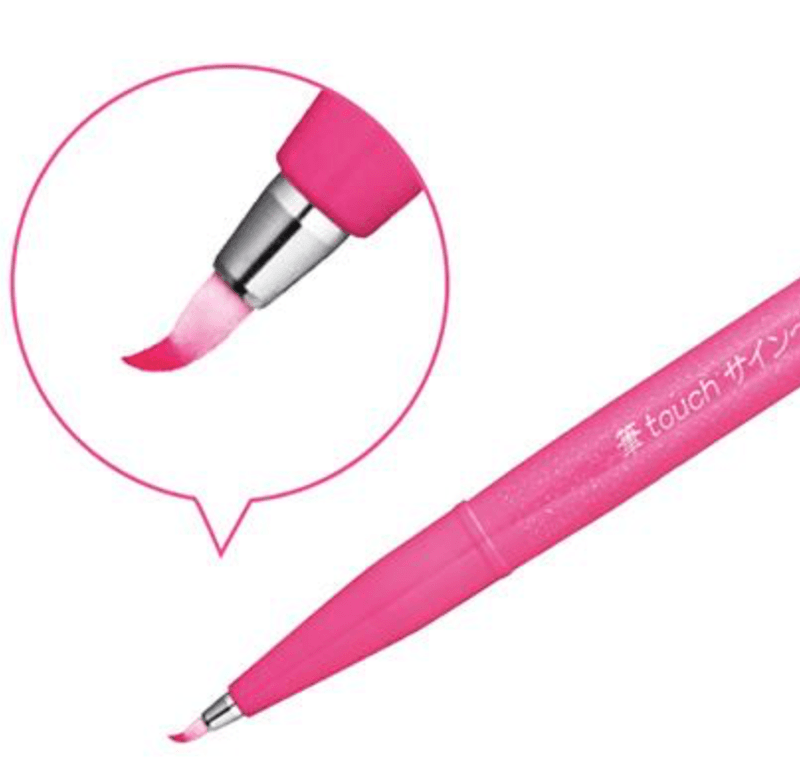 Pentel Touch Pen SES15C-A Fleksibel, 21 farger