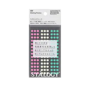 Hovedbilde Stalogy Masking Dots 5 mm, 5 ark/  Ice cream