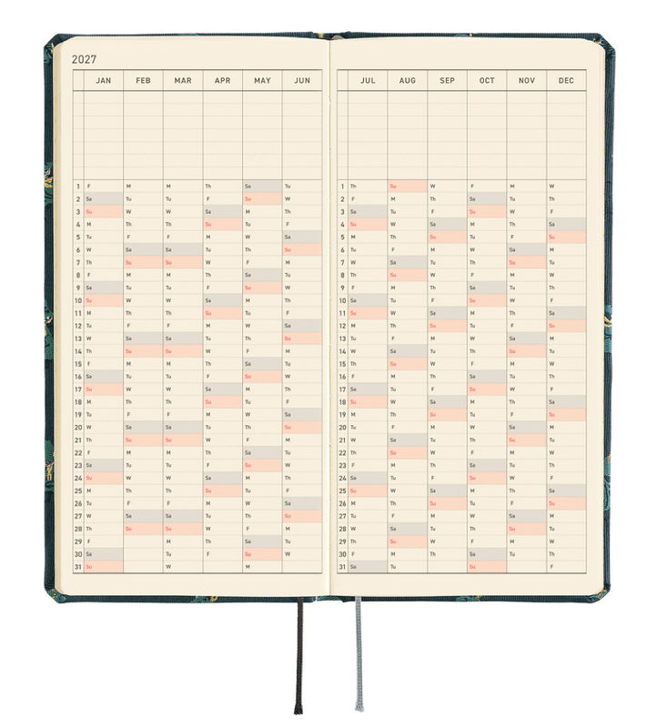 HOBONICHI Weeks 2027 Moomin; A day in the life of Snufkin
