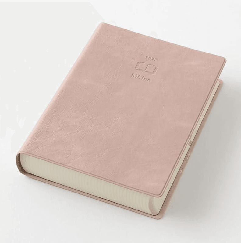Midori Hibino 2027 Diary A6, 2 pages per Day 