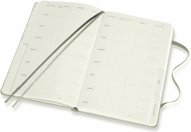 Moleskine Wellness journal L, 400 sider