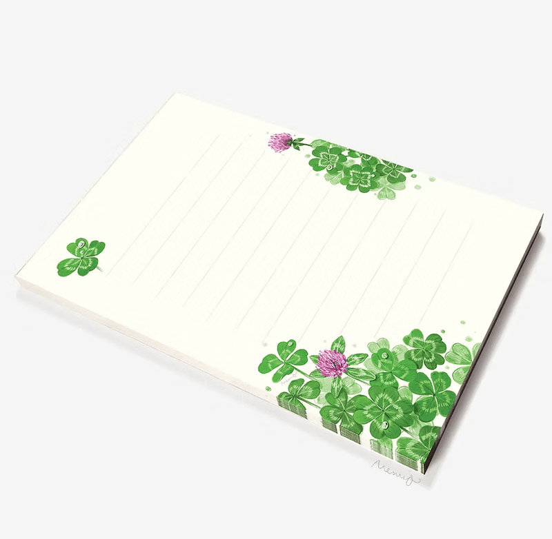 Memio Lucky Clovers Illustrated Pad, A6