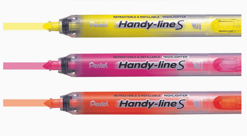 Pentel Handy-line S Retractable Highlighter 