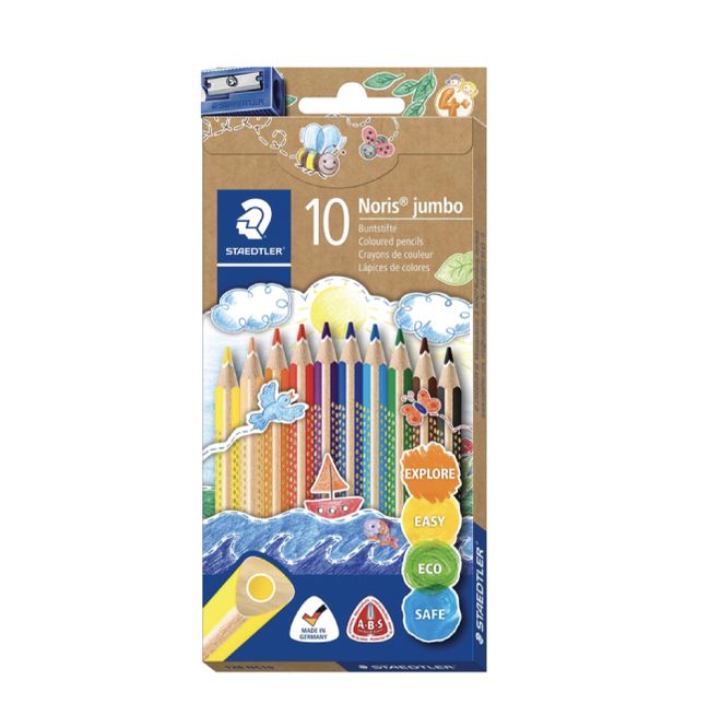 Hovedbilde Staedtler Noris Jumbo med spisser 10 stk