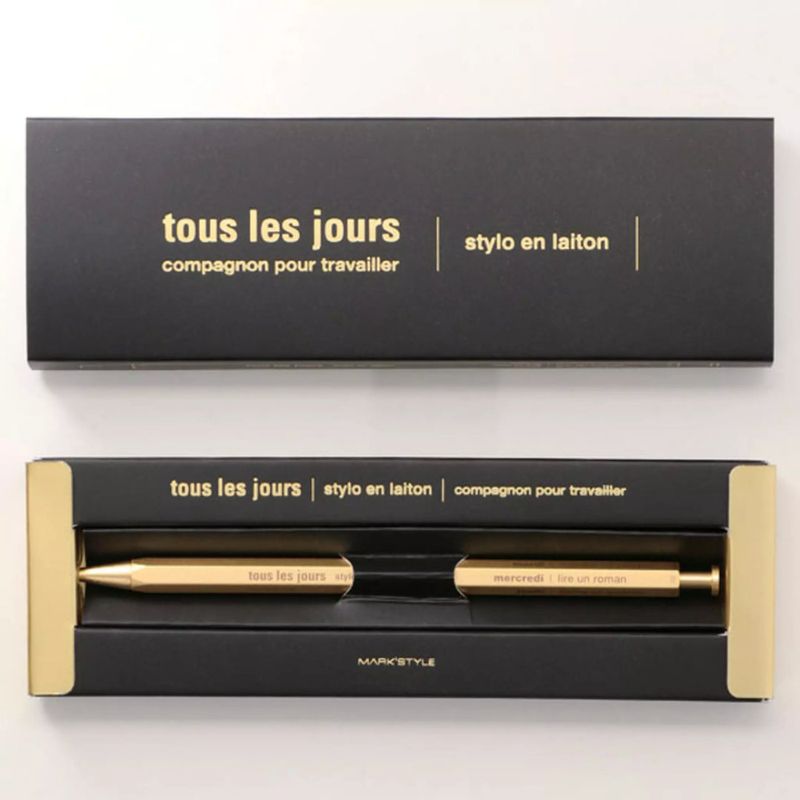 Marks Gel Brass Ballpointpen 