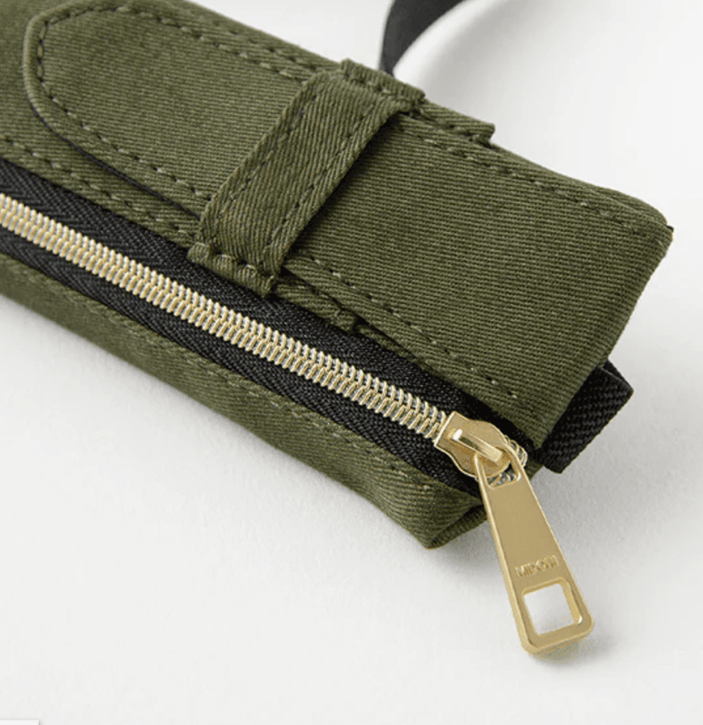 Midori Book Band Penal for A5 og B6, Khaki