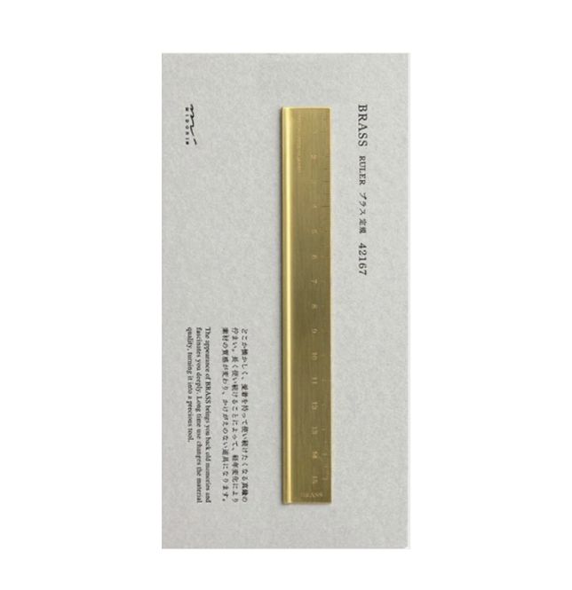 Hovedbilde Travelers  Brass Linjal 16 cm