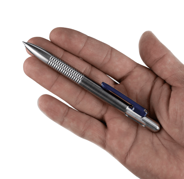 Machine Era Field Pen Bolt - Stainless Steel with Blue Titan Clip  
