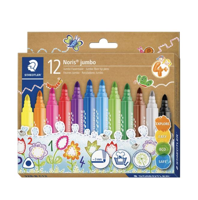 Hovedbilde Staedtler Noris Jumbo Fiberpenn 12 stk