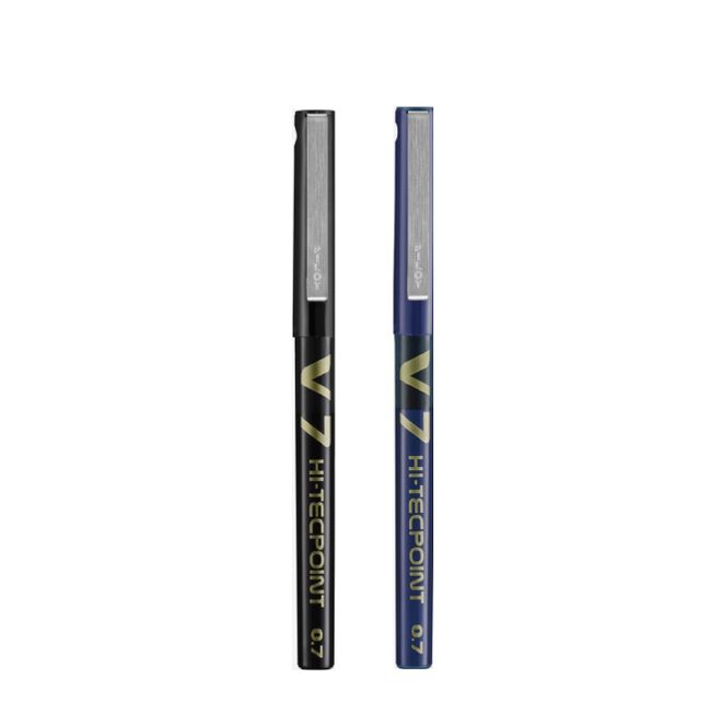 Hovedbilde Pilot V7 Hi-Tecpoint Pen 0.7 blå/sort