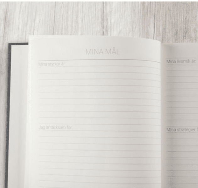 Paperstyle 5-&aring;rs dagbok A5, Rough Linen