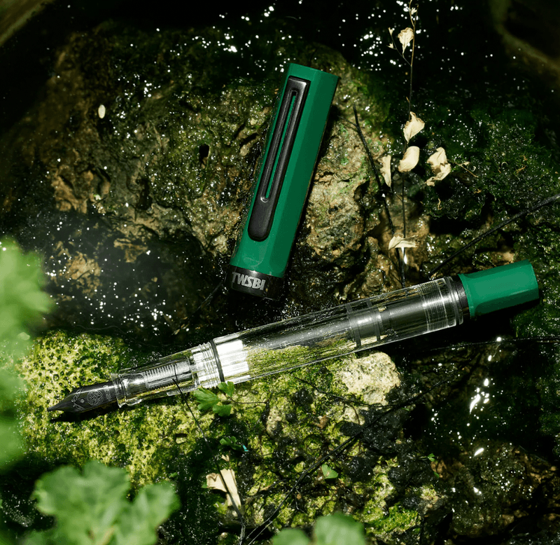 TWSBI ECO Fyllepenn Irish Green with Onyx