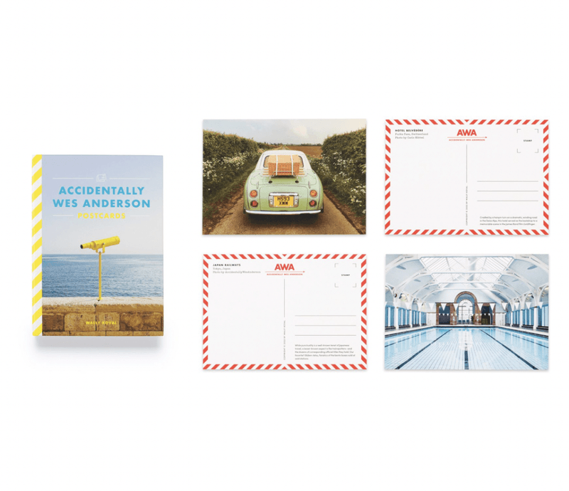 Wes Andersens Accidentally Postcard Book