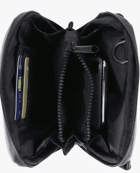 Delfonics Water-Repellent Smartphone bag with shoulder strap, Blue