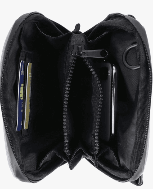 Delfonics Water-Repellent Smartphone bag with shoulder strap, Blue