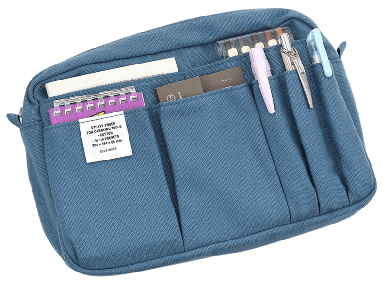 Delfonics Pouch M, Lyseblå