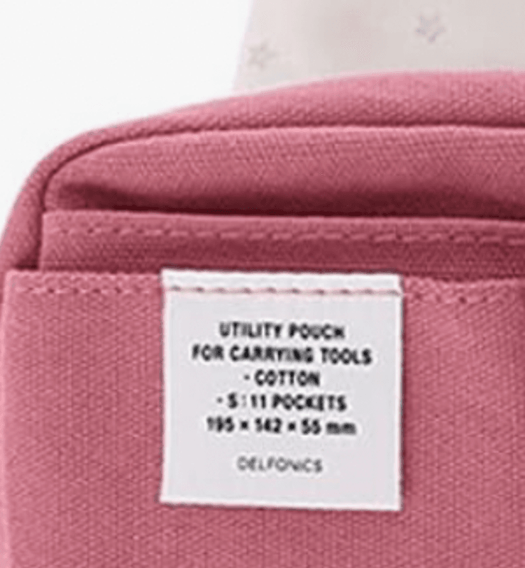 Delfonics Pouch S, Gul