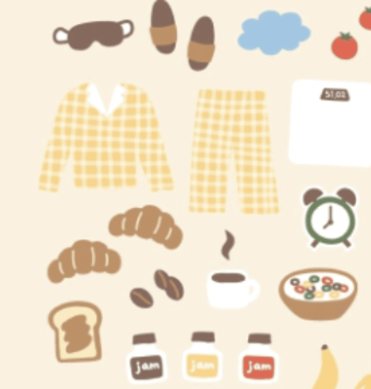 Suatelier Stickers Good morning