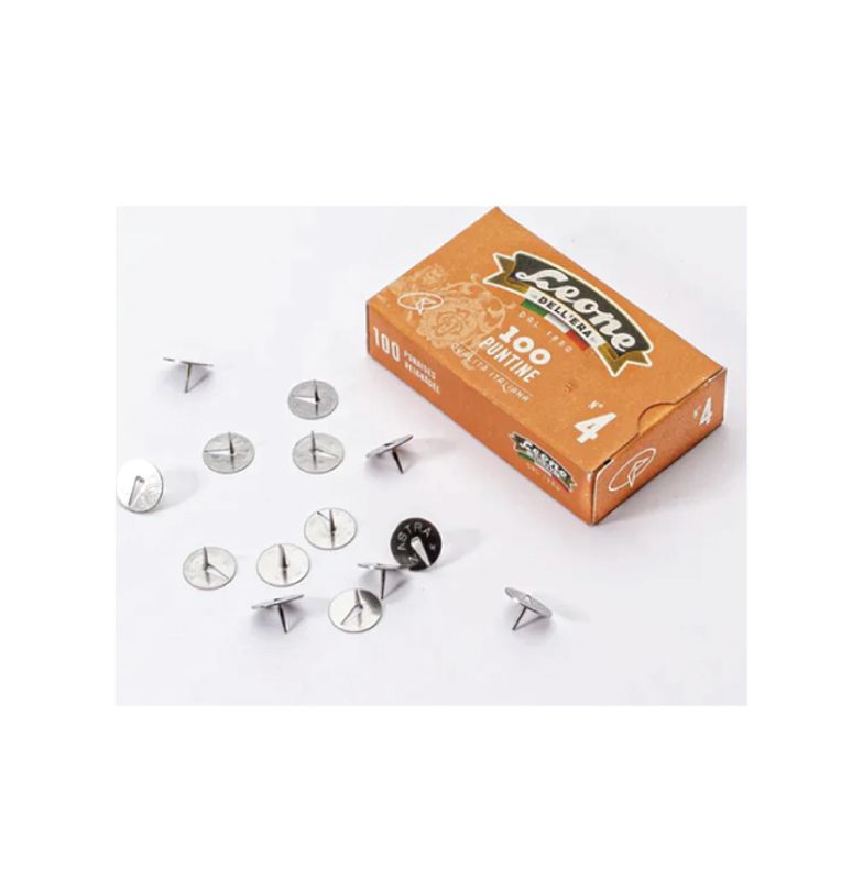 Foglietto Tegnestifter/ Thumbtacks Box of 100, Grå