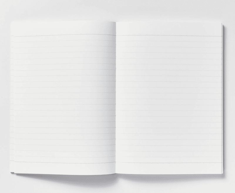 Nakabayashi Yu-sari Notebook B5, Linjer