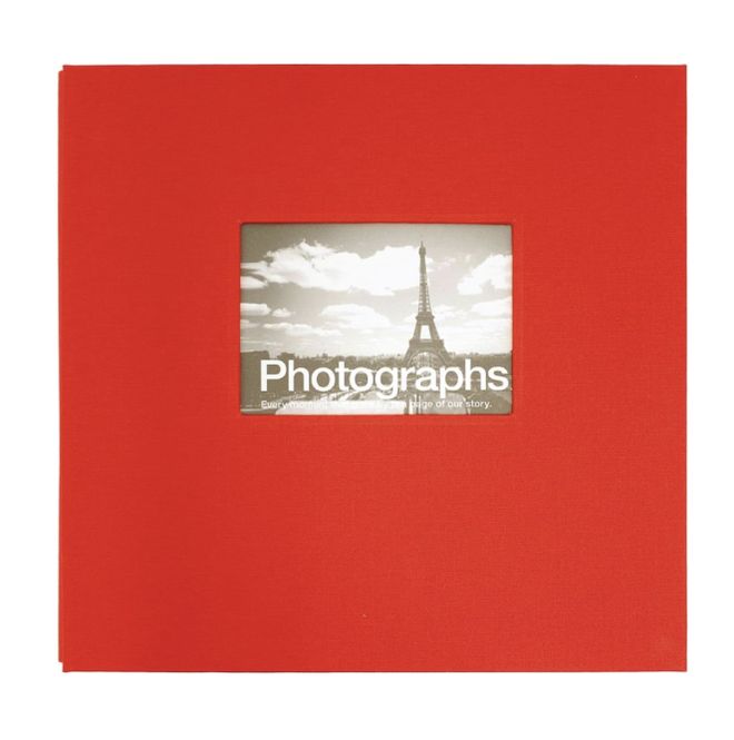 Hovedbilde Delfonics, Kvadratisk fotoalbum Orange/Rosa