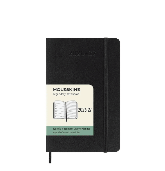Moleskine 18 mnd Weekly Notebook 2026/27 Pocket