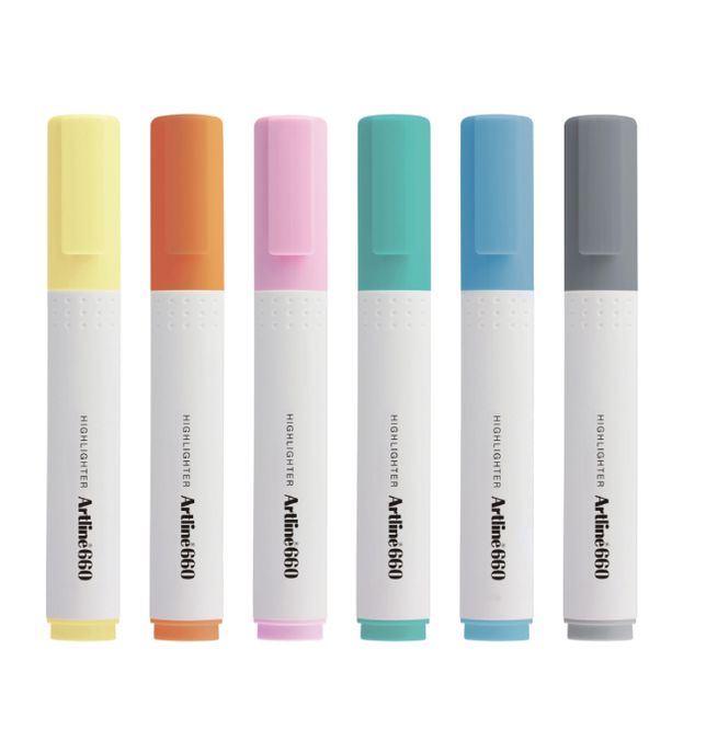 Hovedbilde Artline Highlighter Pastel, 6 stk