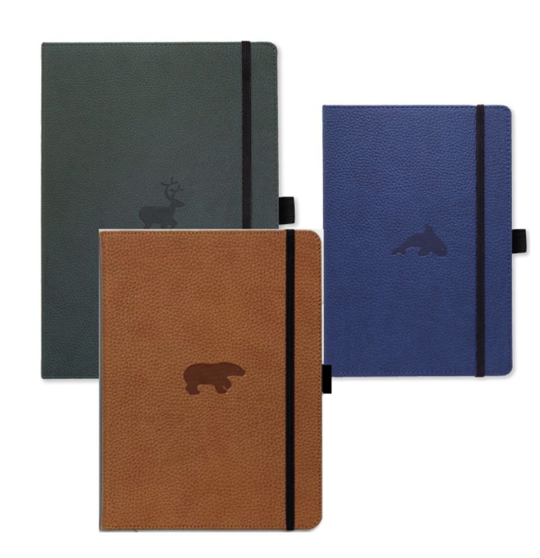 Dingbats Wildlife Notatbok A4, Green Plain