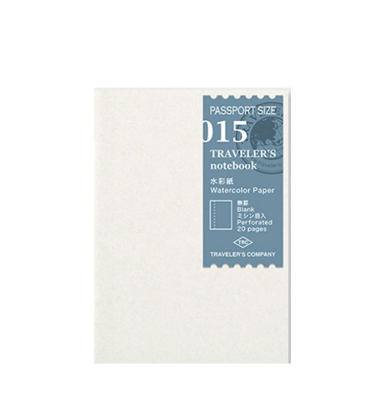 Travelers Notatbok Watercolor 015, Passport