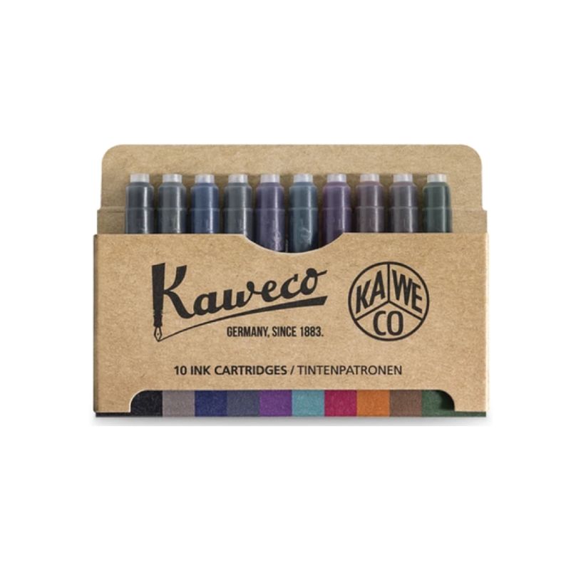 Kaweco Blekkpatroner, 10 ulike farger