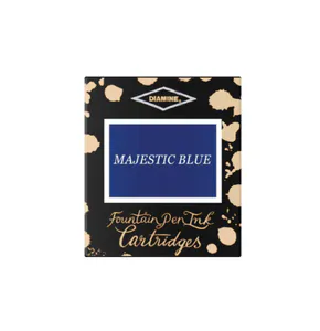 Hovedbilde Diamine Blekkpatroner 6 pkn, Majestic Blue